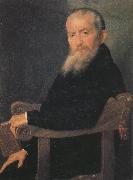 MORONI, Giovanni Battista Portrait of Giovanni Antonio Pantera oil
